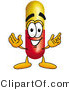 Illustration of a Medical Pill Capsule Mascot with Welcoming Open Arms by Mascot Junction