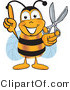 Vector Illustration of a Bee Mascot Cartoon Character by Mascot Junction