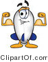 Vector Illustration of a Blimp Mascot Flexing His Muscles by Mascot Junction