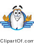 Vector Illustration of a Blimp Mascot Logo by Mascot Junction