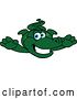 Vector Illustration of a Cartoon Alligator Mascot Leaping by Mascot Junction