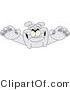 Vector Illustration of a Cartoon Bulldog Mascot Leaping Forward by Toons4Biz