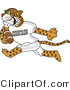 Vector Illustration of a Cartoon Cheetah Mascot Playing Football by Mascot Junction