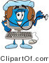 Vector Illustration of a Cartoon Computer Mascot by Mascot Junction