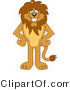Vector Illustration of a Cartoon Lion Mascot by Toons4Biz