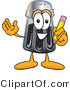 Vector Illustration of a Cartoon Pepper Shaker Mascot Holding a Pencil by Mascot Junction