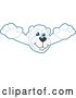 Vector Illustration of a Cartoon Polar Bear School Mascot Leaping by Toons4Biz