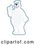 Vector Illustration of a Cartoon Polar Bear School Mascot with an Idea by Mascot Junction