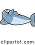 Vector Illustration of a Cartoon Porpoise Dolphin School Mascot Relaxing by Toons4Biz