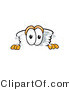 Vector Illustration of a Cartoon Tornado Mascot Peeking over a Surface by Toons4Biz
