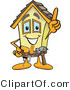 Vector Illustration of a Happy Cartoon Home Mascot Handyman Wearing Tool Belt by Mascot Junction