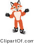Vector Illustration of a Red Fox Mascot Cartoon CharacterRed Fox Mascot by Toons4Biz