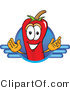 Vector Illustration of a Red Hot Chili Pepper Mascot Logo by Mascot Junction