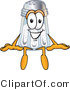 Vector Illustration of a Salt Shaker Mascot Sitting by Mascot Junction
