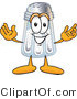Vector Illustration of a Salt Shaker Mascot with Welcoming Open Arms by Mascot Junction