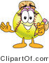 Vector Illustration of a Softball Girl Mascot Holding a Pencil by Mascot Junction