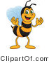 Vector Illustration of a Worker Bee Mascot by Toons4Biz